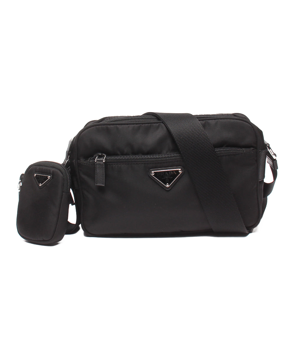 美品 PRADA ショルダーバッグ Re-Nylon 肩掛け 1BC167 レディース メンズ プラダ