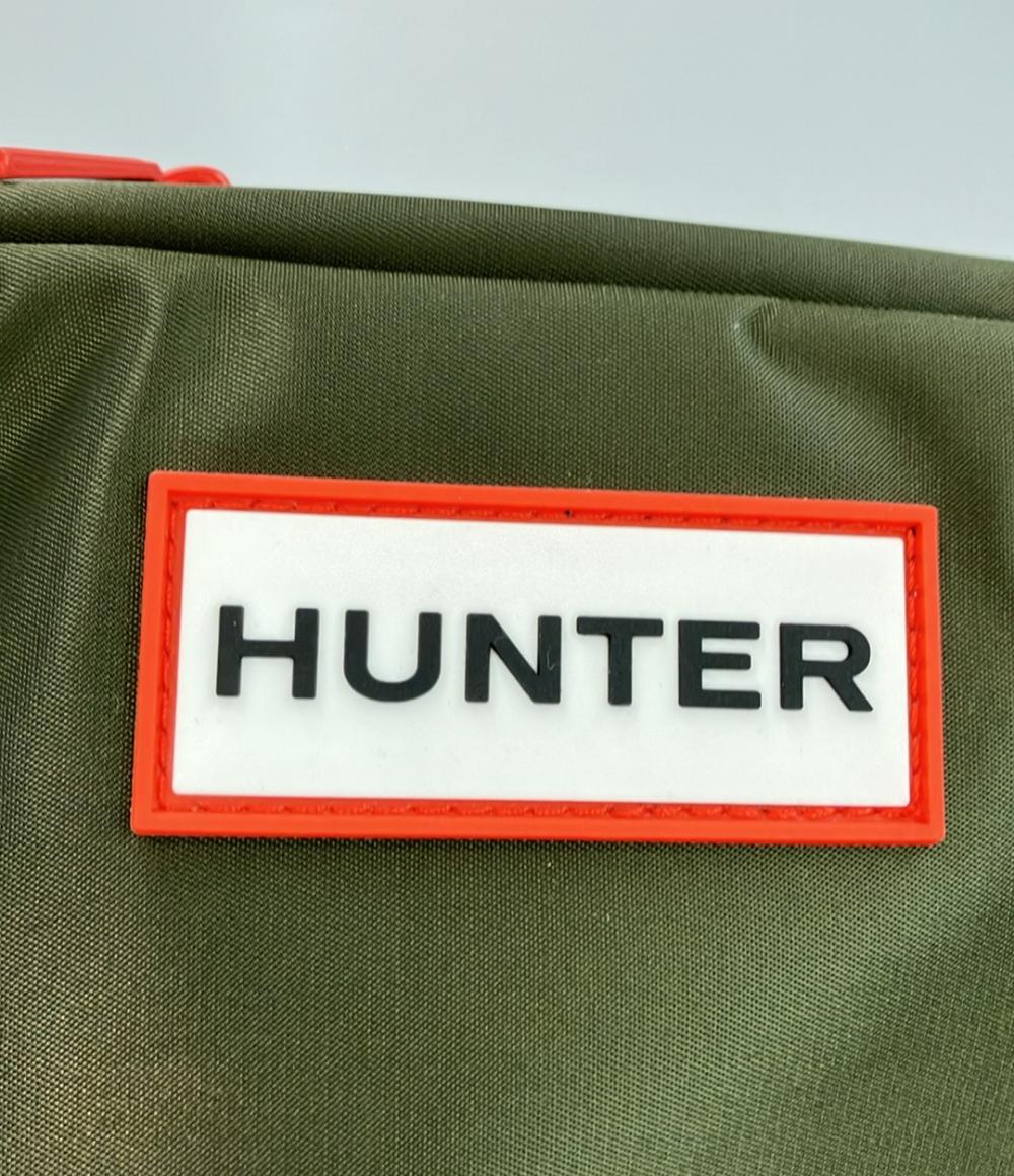 美品 ハンター ナイロンミニショルダーバッグ 斜め掛け ユニセックス HUNTER