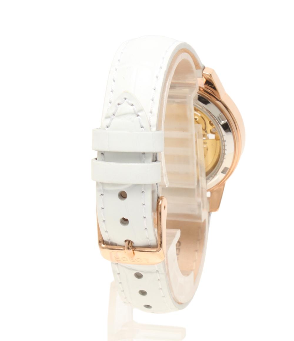 美品 LOBOR 腕時計 自動巻き LB3507L レディース ロバ―