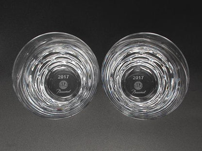美品 Baccarat イヤータンブラー グラス 2点セット ペア 2017 ルチア バカラ