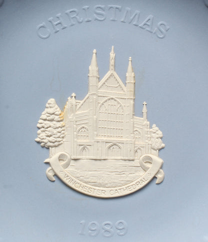 WEDGWOOD クリスマスプレート 飾り皿 18cm 1989 ウエッジウッド