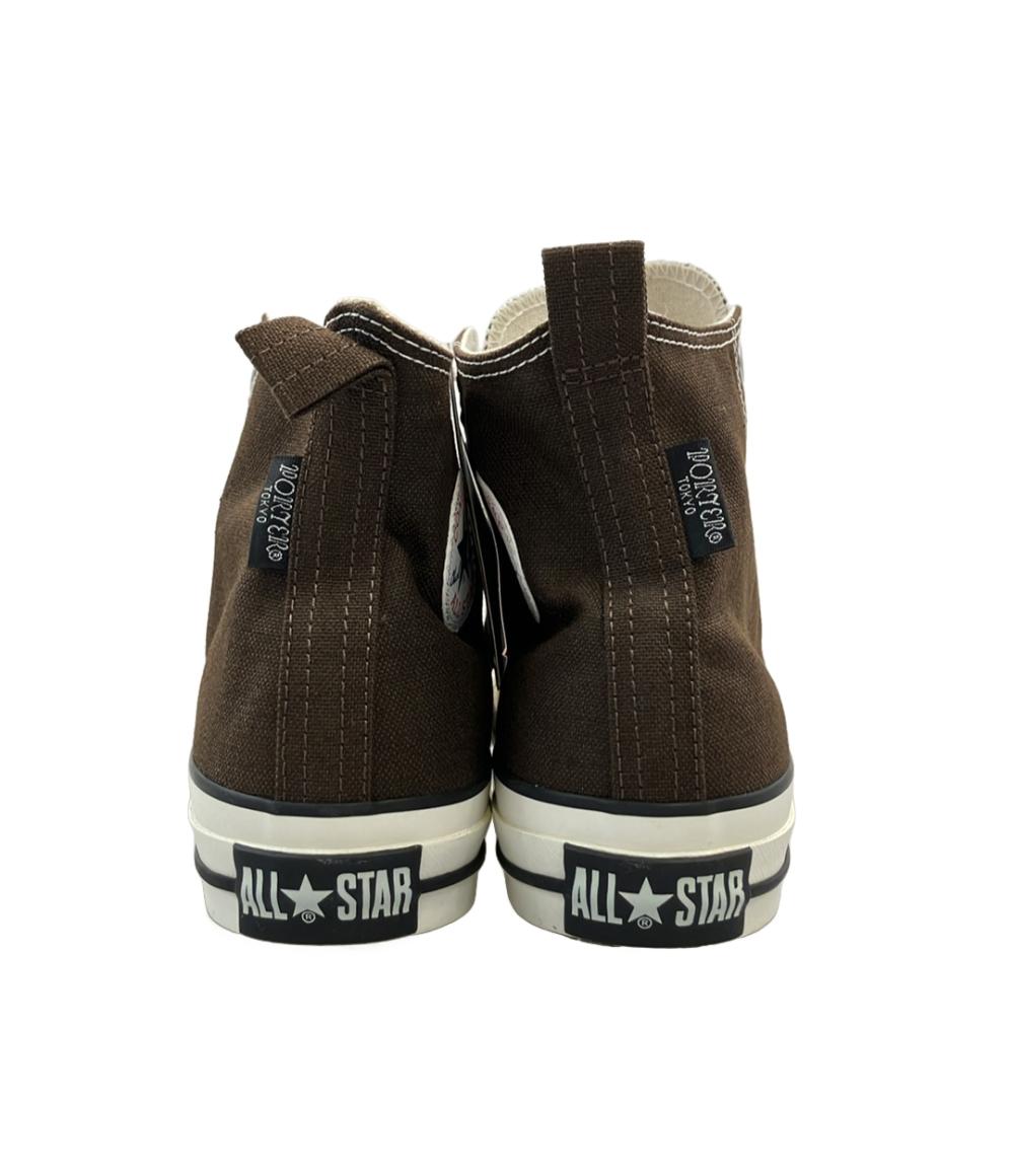 美品 CONVERSE ハイカットスニーカー × PORTER ALL STAR レディース SIZE 23.0 (M) コンバース