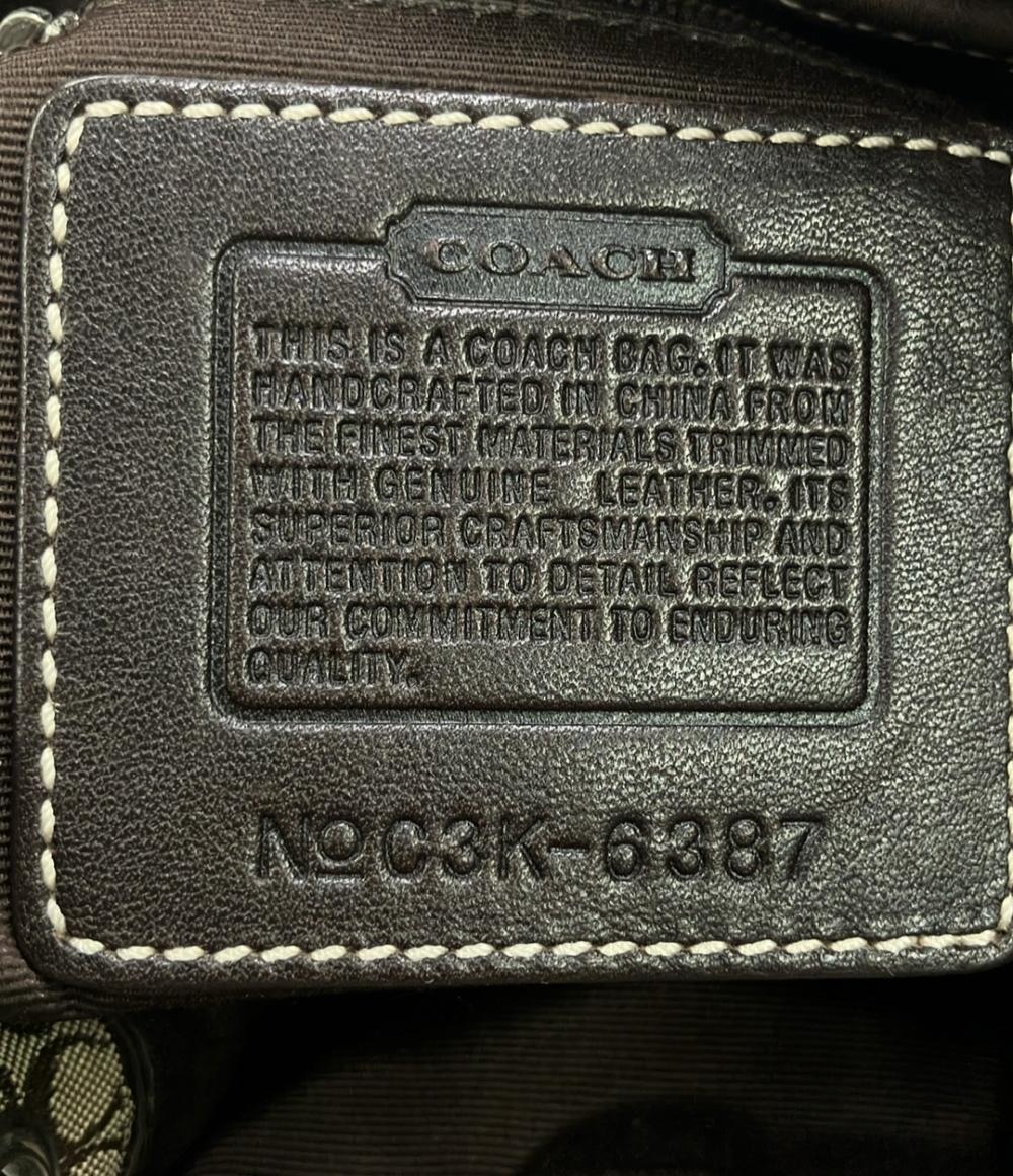 COACH ショルダーバッグ 斜め掛け ミニシグネチャー 6387 レディース