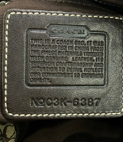COACH ショルダーバッグ 斜め掛け ミニシグネチャー 6387 レディース コーチ
