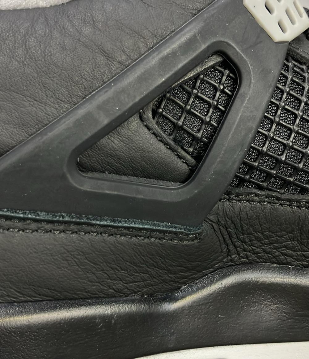美品 NIKE ミドルカットスニーカー エアジョーダン 4 レトロ 308497-006 メンズ SIZE 27.0 ナイキ