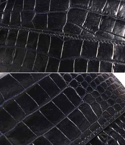 エルメス 長財布 クロコダイル アリゲーター ゴールド金具 A刻印 コンスタンスロング レディース HERMES