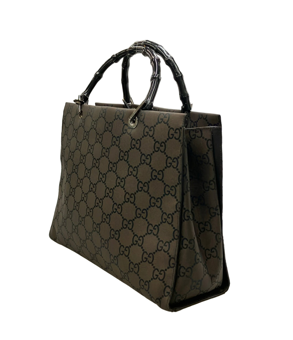 GUCCI トートバッグ ナイロン キャンバス バンブー 002 1010 002404 レディース グッチ