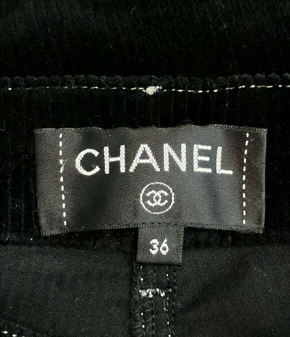 CHANEL コーデュロイ パンツ P54562V41091 レディース SIZE 36 (S) シャネル