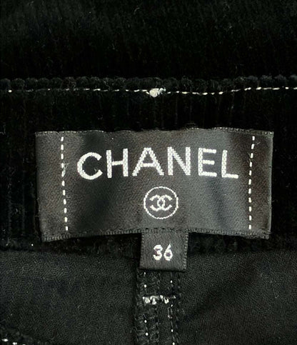 CHANEL コーデュロイ パンツ P54562V41091 レディース SIZE 36 (S) シャネル