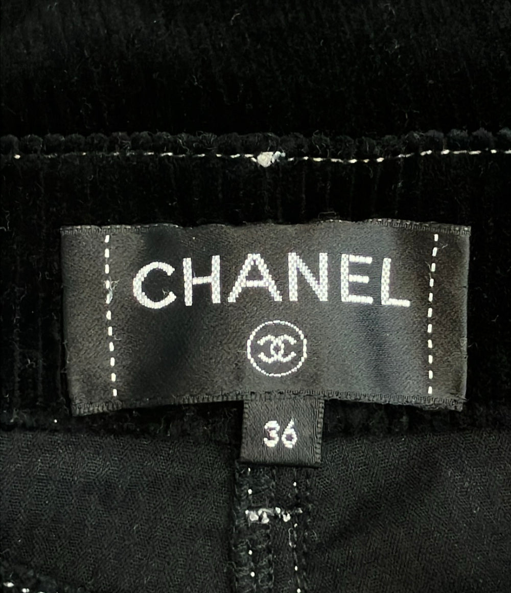 CHANEL コーデュロイ パンツ P54562V41091 レディース SIZE 36 (S) シャネル