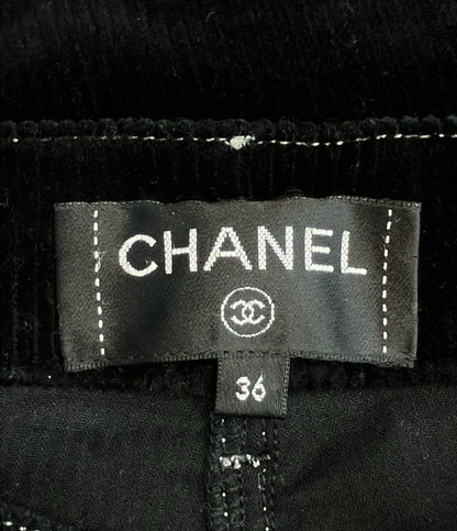 CHANEL コーデュロイ パンツ P54562V41091 レディース SIZE 36 (S) シャネル
