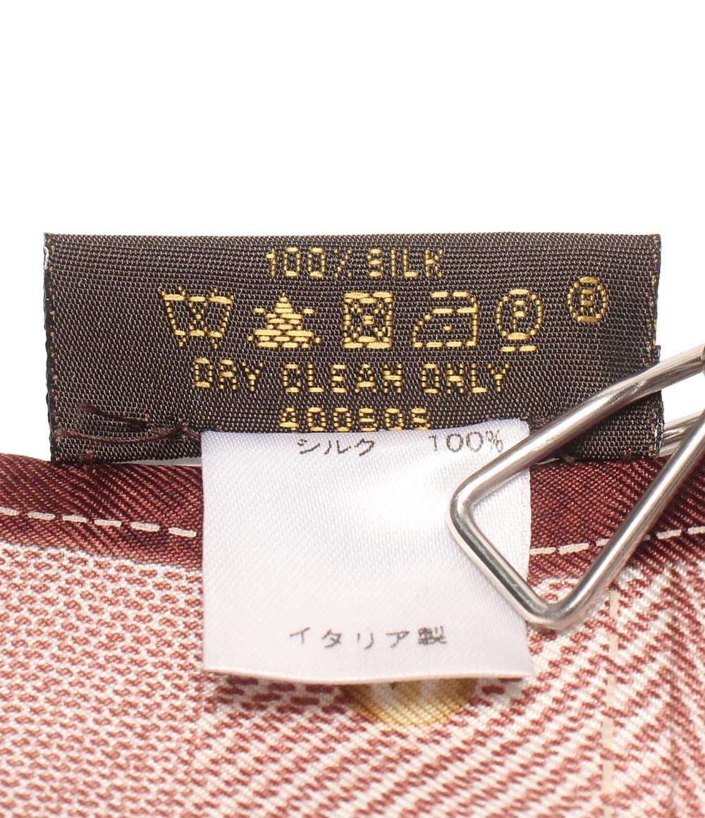 美品 LOUIS VUITTON スカーフ シルク100% バンドー ニュー デニム M72557 ルイ・ヴィトン