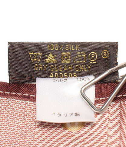 美品 LOUIS VUITTON スカーフ シルク100% バンドー ニュー デニム M72557 ルイ・ヴィトン