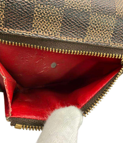 ルイ・ヴィトン 二つ折り財布 ポルトフォイユ コアラ ダミエ N60005 レディース LOUIS VUITTON