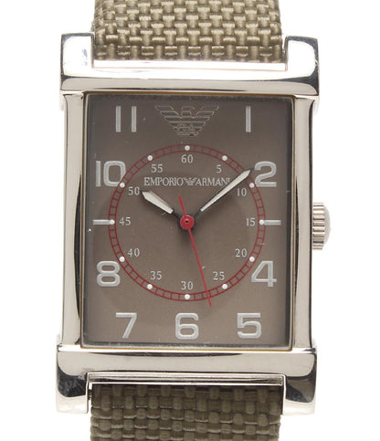 Emporio Armani 腕時計 クオーツ ブラウン AR-0221 メンズ エンポリオ・アルマーニ