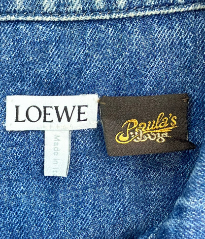LOEWE ショートスリーブシャツ デニム H616Y1DX03 メンズ SIZE 37 ロエベ