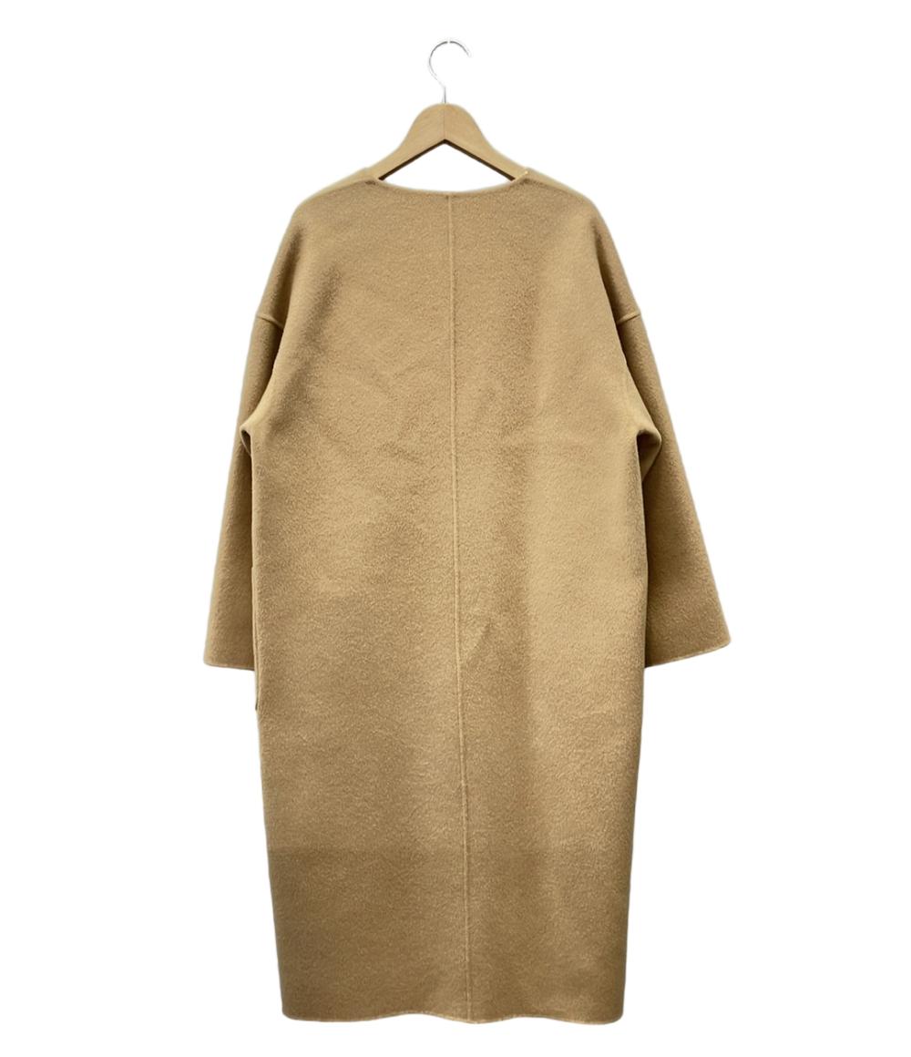 プルミエ アロンディスモン ノーカラーコート レディース SIZE 38 (S