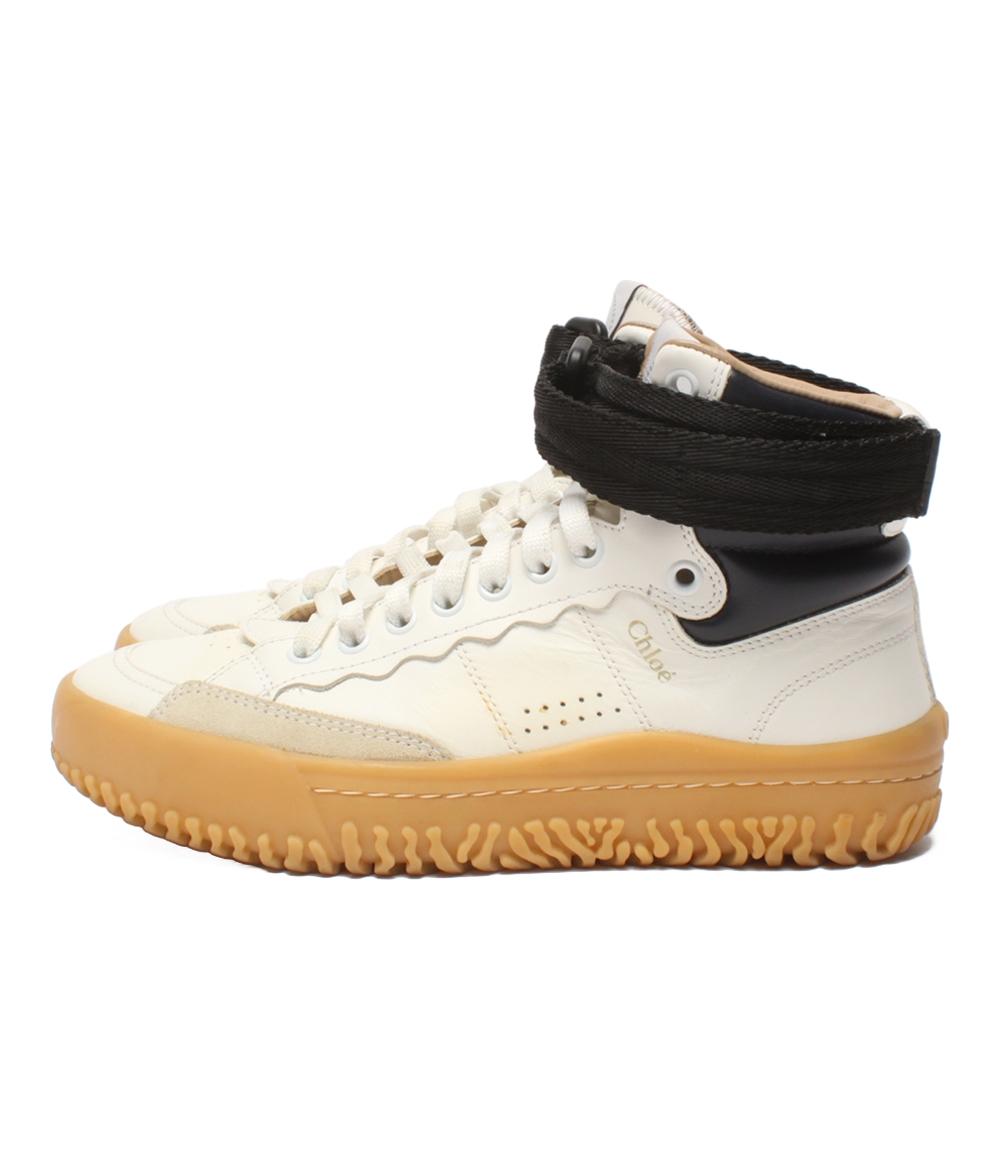 Chloe ベルクロハイカットスニーカー FRANCKIE レディース SIZE 36 23.5(cm) クロエ
