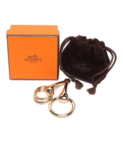 美品 エルメス スカーフリング ゴールドリング モールドゥ レディース HERMES