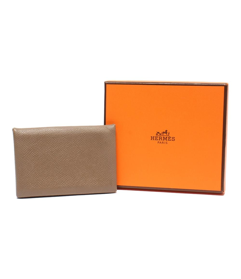 エルメス カードケース A刻印 シルバー金具 カルヴィ レディース HERMES