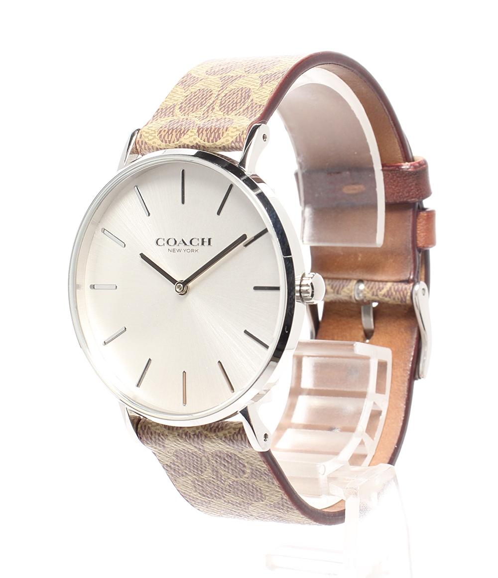 COACH 腕時計 シグネチャー ペリー Perry クオーツ シルバー CA.120.7.14.1596 レディース コーチ