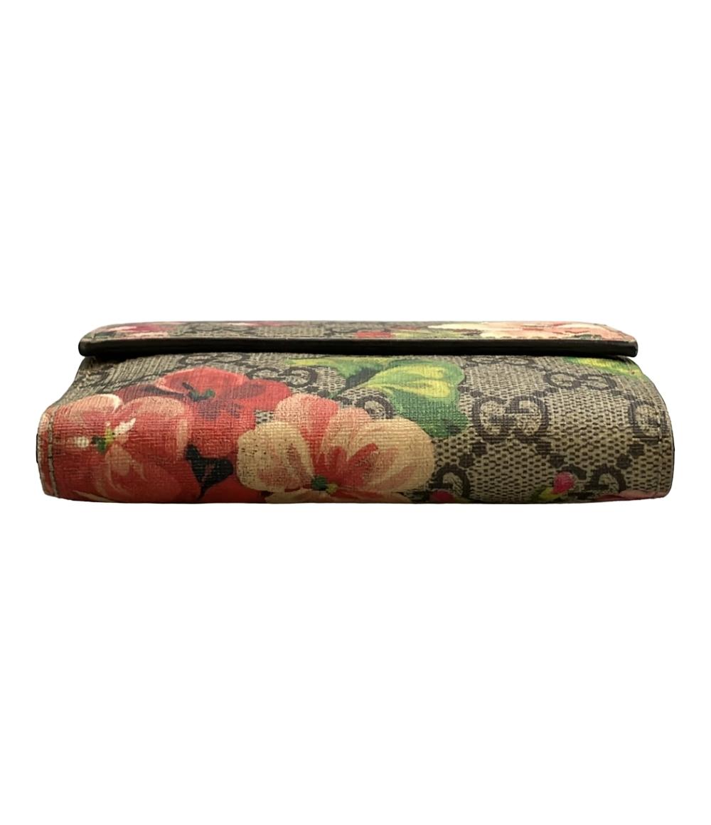 GUCCI Wホック 二つ折り財布 GGブルームス 410071 1147 レディース グッチ