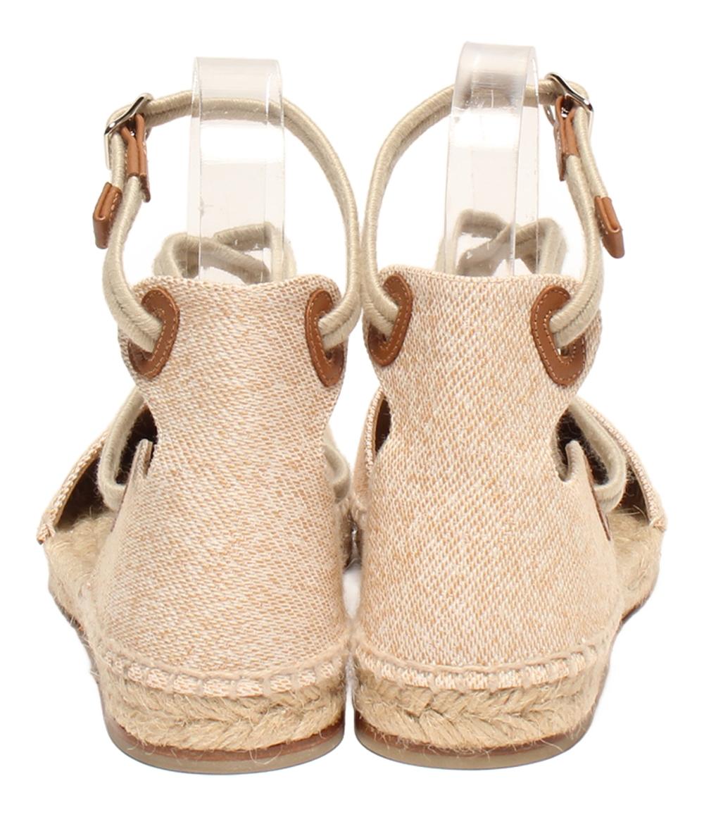 エルメス レースアップサンダル エスパドリーユ フラットシューズ e59278i レディース SIZE 35 (S) HERMES