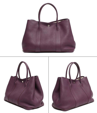 エルメス レザートートバッグ □P刻印 シルバー金具 ガーデンパーティー PM ネゴンダ レディース HERMES