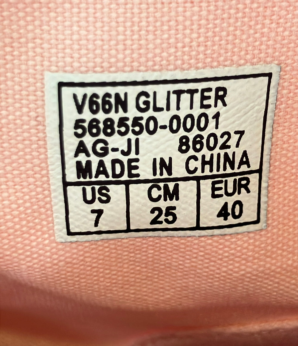 VANS ハイカットスニーカー グリッター クラシック スクール HI 568550-0001 レディース SIZE 25.0 ヴァンズ