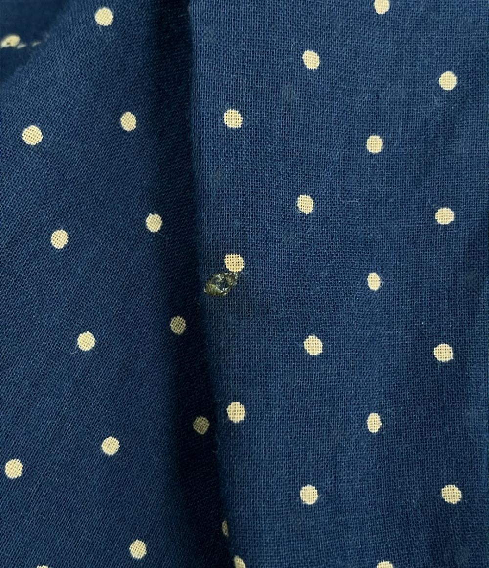 ラルフローレン 長袖ドット柄ワンピース レディース SIZE 155/80A RALPH LAUREN