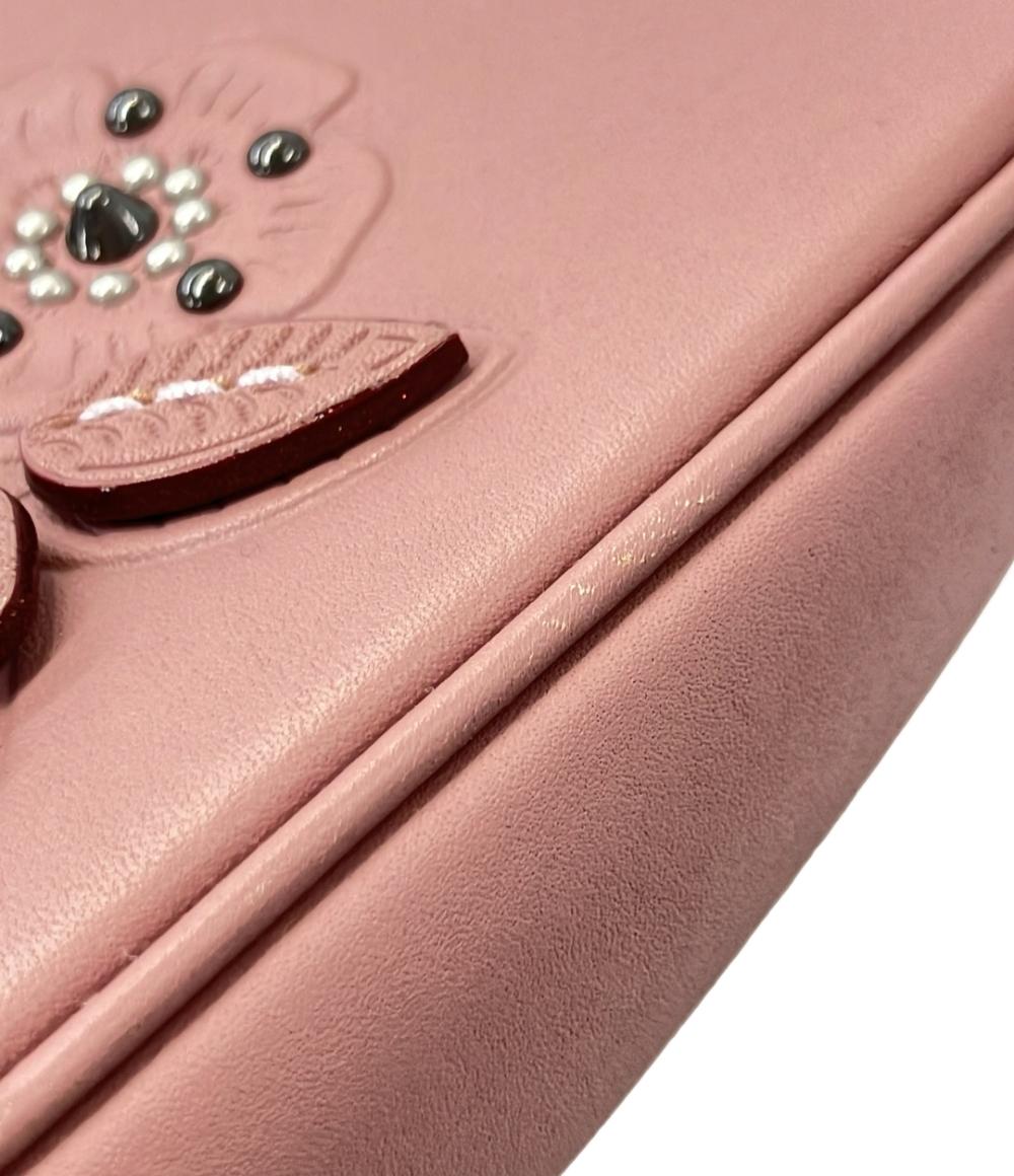 美品 COACH ハンドバッグ 花柄 フラワーモチーフ 12048 レディース
