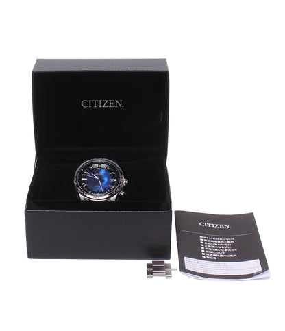 CITIZEN 腕時計 UNITE with BLUE アテッサ ATTESA ACT Line ソーラー電波 CB0288-65L メンズ シチズン