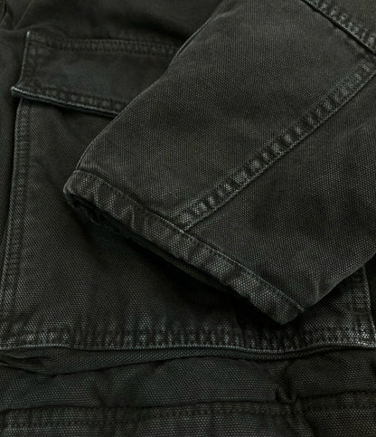 STUSSY ウォッシュド キャンバス ショップ ジャケット メンズ SIZE XL ステューシー