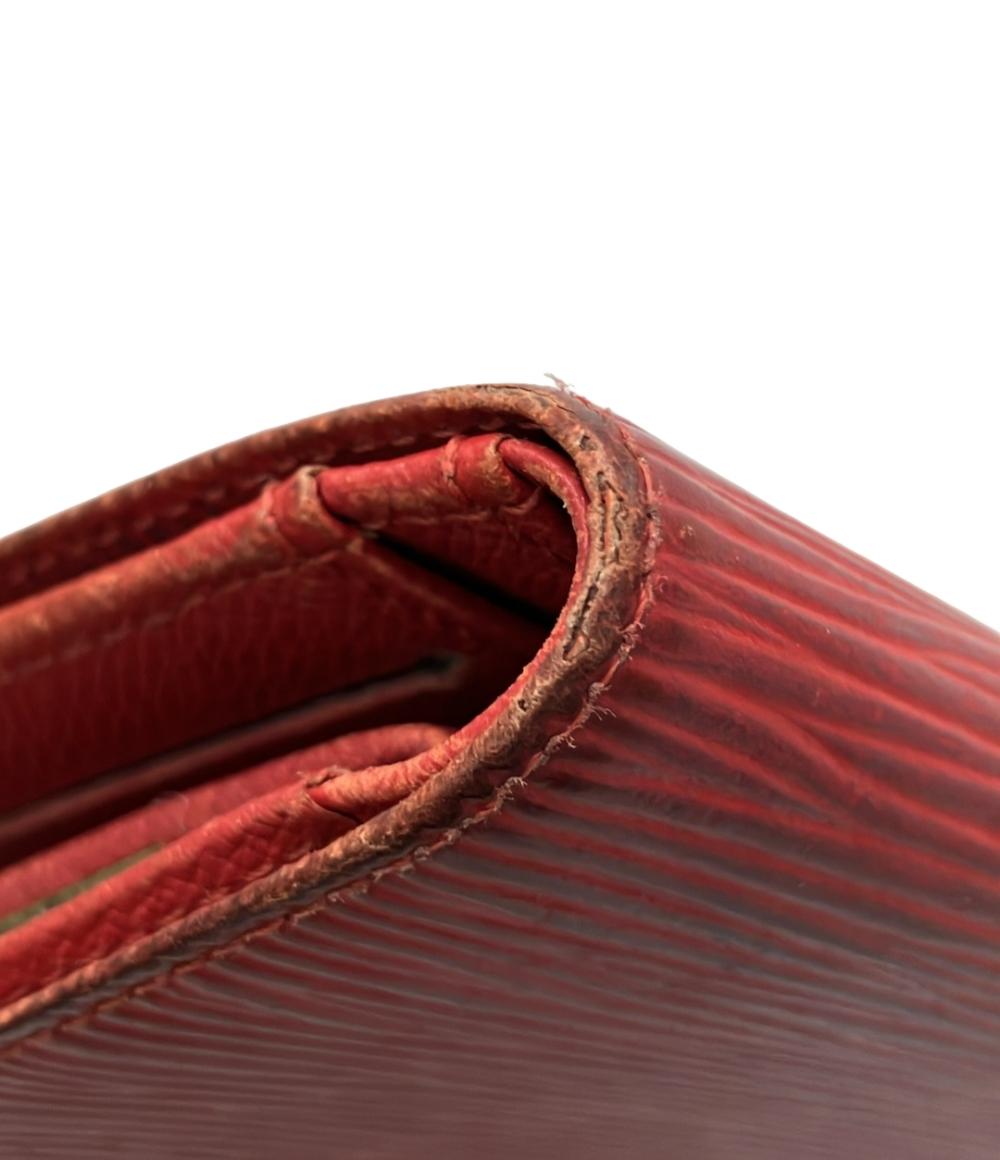 LOUIS VUITTON 二つ折り財布 ポルトモネ ビエ ヴィエノワ エピ M63247 レディース ルイ・ヴィトン