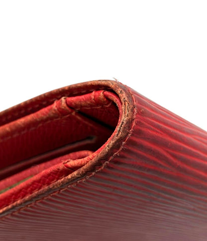 LOUIS VUITTON 二つ折り財布 ポルトモネ ビエ ヴィエノワ エピ M63247 レディース ルイ・ヴィトン