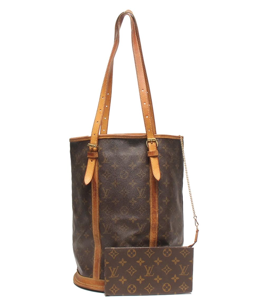 訳あり LOUIS VUITTON ショルダーバッグ 肩掛け バケットGM モノグラム