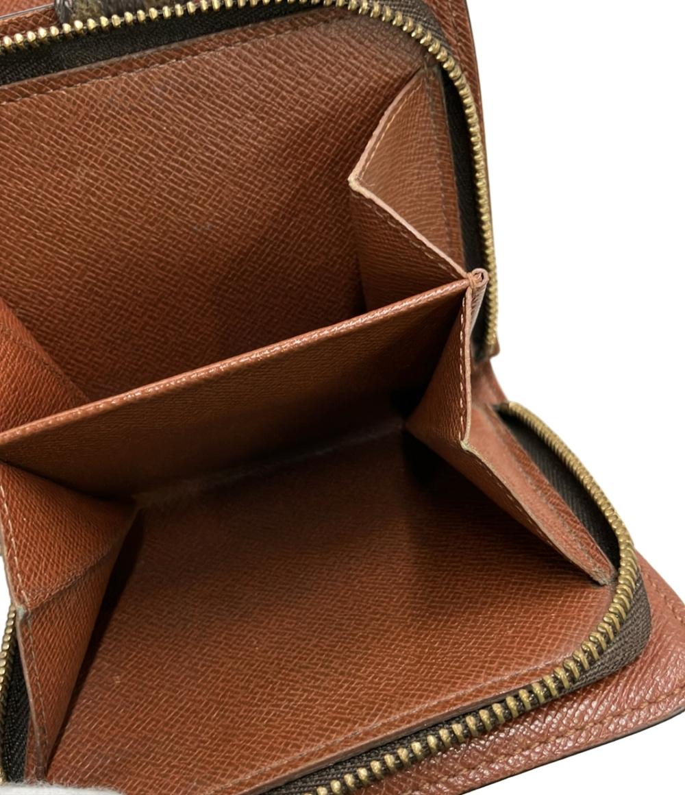 LOUIS VUITTON 二つ折り財布 モノグラム コンパクトジップ M61667 ユニ