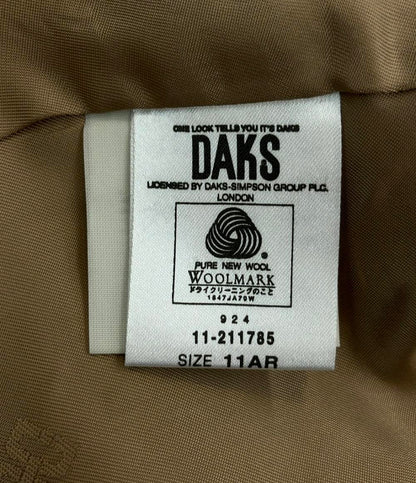 美品 ダックス テーラードジャケット チェック カシミヤ レディース SIZE 11 (M) DAKS