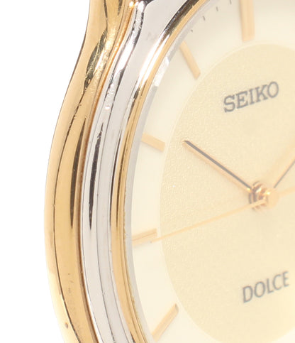 SEIKO 腕時計 ドルチェ クオーツ ゴールド 5E61-0A20 メンズ セイコー