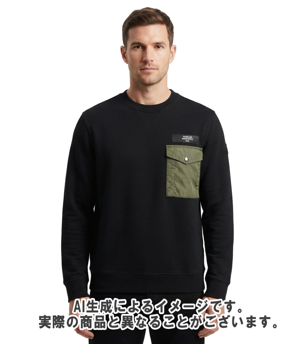 MONCLER スウェット 胸ポケット メンズ SIZE XL モンクレール