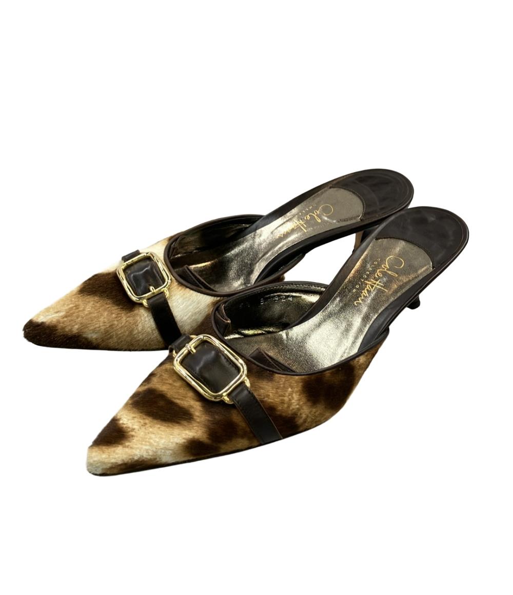 COLE HAAN ミュール ハラコ レディース SIZE 5 1/2 B (22.5cm) コールハーン