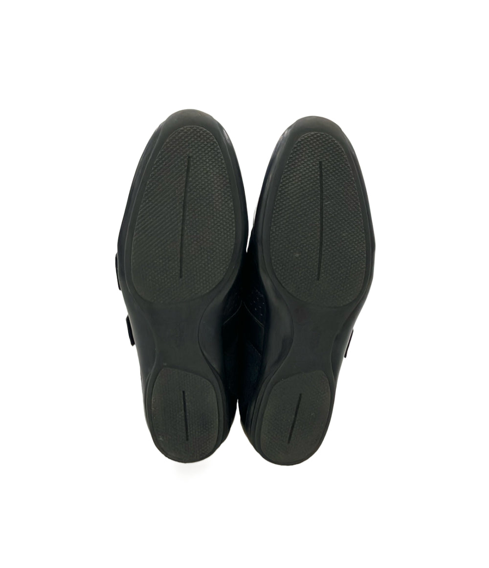GUCCI レザースニーカー GG柄 ダブルベルクロ レディース SIZE 37 (23.5cm) グッチ