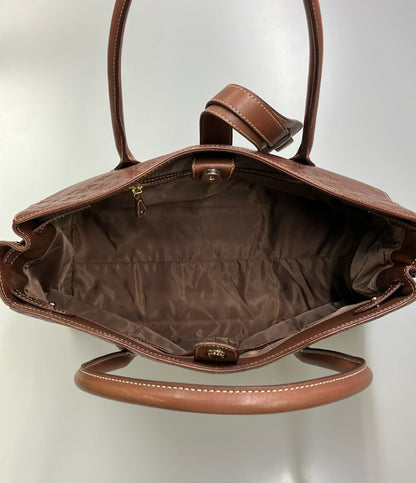 russet トートバッグ レザー アナグラム柄 レディース ラシット