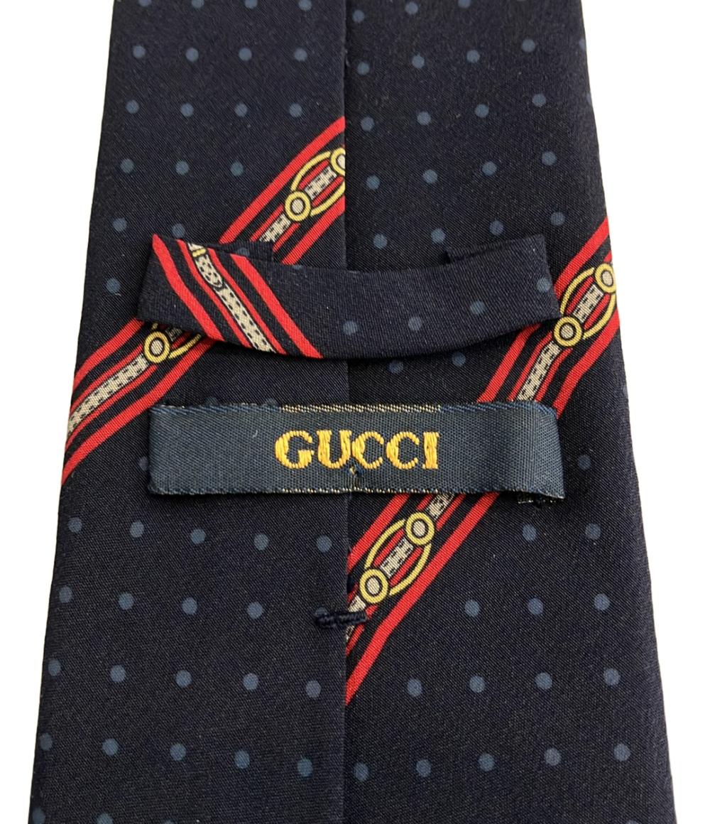 美品 グッチ ネクタイ シルク100% メンズ GUCCI
