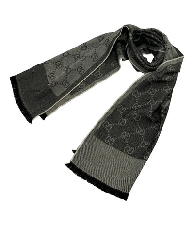 グッチ マフラー ウール 100% GG柄 レディース GUCCI