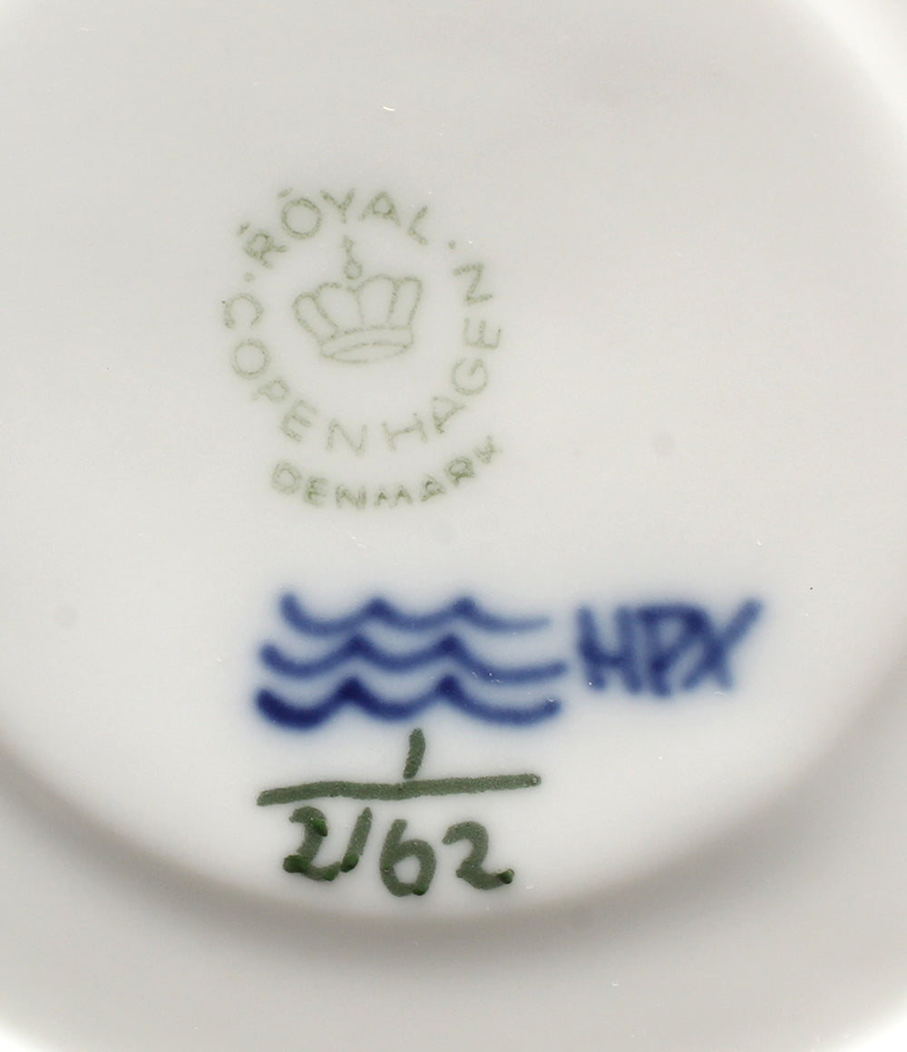 美品 Royal Copenhagen カップ＆ソーサー ブルーフルーテッド プレイン ロイヤルコペンハーゲン