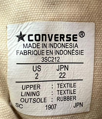 CONVERSE ハイカットスニーカー 3SC212 レディース SIZE 22.0 コンバース