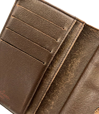LOUIS VUITTON 二つ折り財布 ポルトフォイユ ヴィエノワ ダミエ エベヌ N61674 レディース メンズ ルイ・ヴィトン
