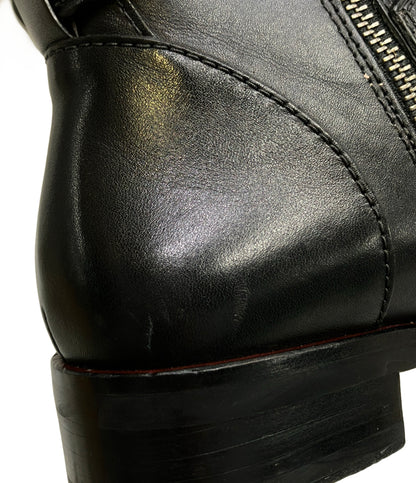 訳あり COACH サイドジップロングブーツ TURNLOCK RDG BT ITL FG1012 レディース SIZE 36.5 コーチ