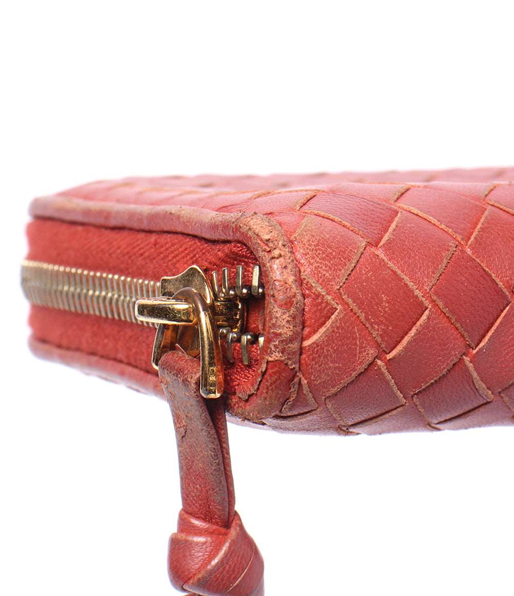 BOTTEGA VENETA ラウンドファスナー長財布 イントレチャート 114076 レディース メンズ ボッテガ・ヴェネタ